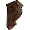 Ekena Millwork 3 1/2"W x 4"D x 7"H Small Acanthus Wood Corbel, Mahogany CORW03X04X07ACGM - alternate 1